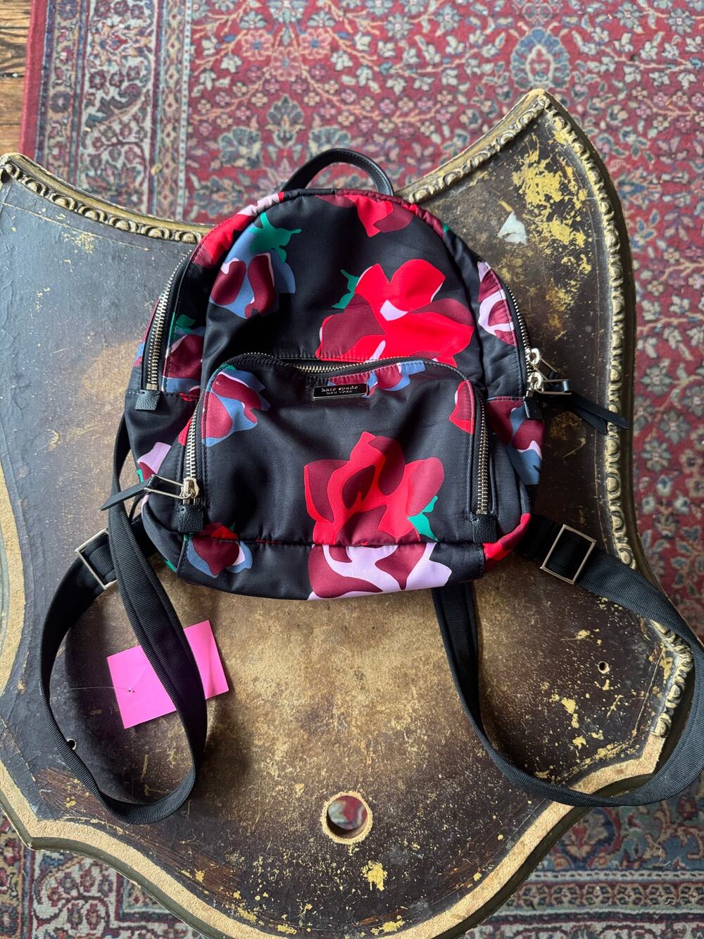 Kate Spade New York Dawn Bold Roses Medium Backpack